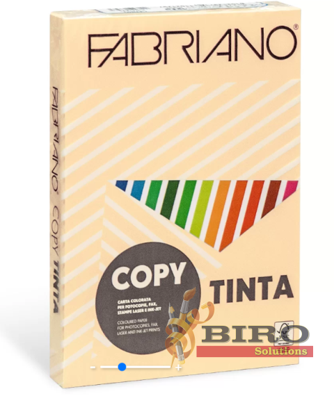 Hîrtie colorată A4 FABRIANO Tinta Albicocca, 160 gr/m2, 250 foi, pastel, piersic